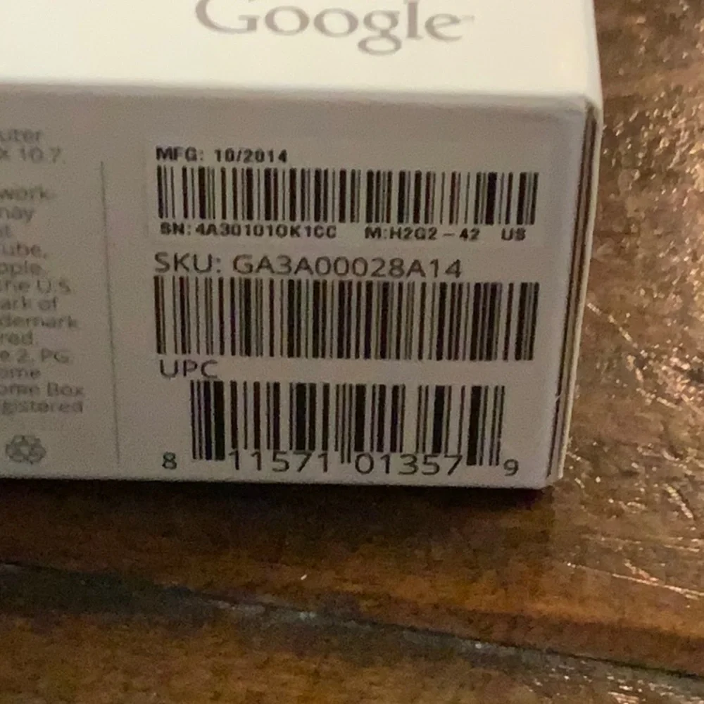 Google Chromecast First Generation media streaming device